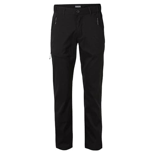 Image of Craghoppers Men's Kiwi Pro II Walking Trousers Active Stretch Bottoms Black 42" L