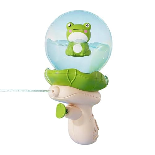 Image of Water Spray Toy | Portable Cartoon Frog Summer Game - Pool Water Squirter,for Kids Boy Girls Outdoor Beach Backyard Party Patio Garden