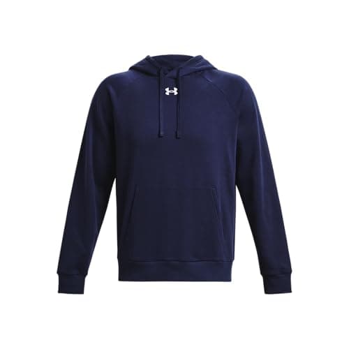 Image of Under Armour Men's UA Rival Fleece Hoodie Shirt Midnight Navy