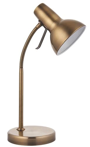 Image of National Lighting Table Lamp - Bedside Lamp with USB Port - Gooseneck Desk Light - LED Reading Light for Bedroom, Living Room, Dining Room and Kitchen - 7W GU10