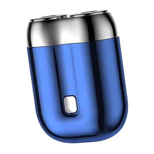 Image of scyca Travel Electric Shaver, Portable Razor for Men - 2024 Double Head Beard Shaving Buzzer | Pocket Size Electric Shaver with Motor, Waterproof Electric Rotary Shaver