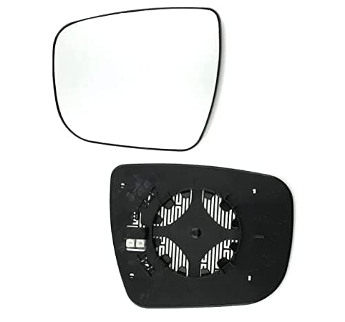 Image of LT2CP Heated Wing Mirror Glass Left Passenger Side for Nissan Qashqai J11 X-Trail 2014–2021 Clip-On Replacement