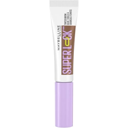 Image of Maybelline New York Super Lock Brow Glue, Up to 24H Super Hold, Flake-Resistant, Sweat-Resistant, & Transfer-Resistant, Lightweight and Transparent, Shade: Warm Medium Brown