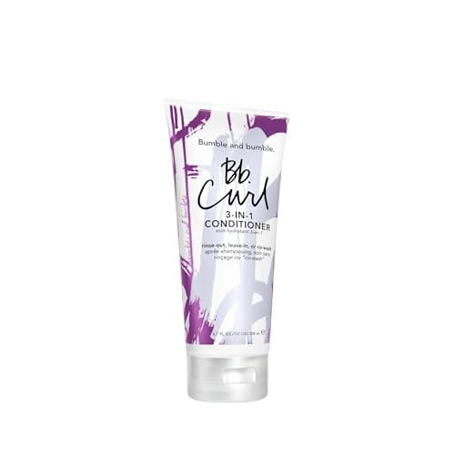 Image of Bumble and bumble. Curl 3-in-1 Conditioner | For Moisturized Curls | Frizz Control + Color Safe | Coily, Curly, Wavy | With Jojaba, Avocado + Coconut Oil | Standard Size, 200 ml