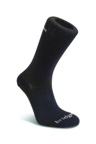 Image of Bridgedale Everyday Outdoors Coolmax Liner Twin Pack Men's Sock - Black, 9-11.5