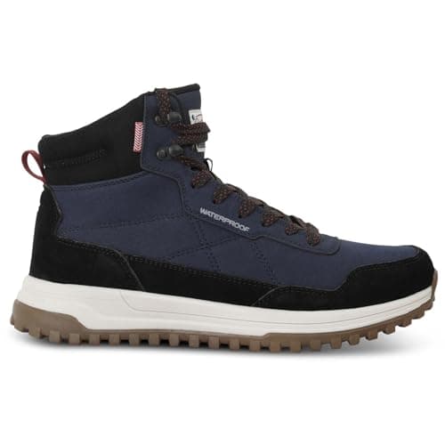 Image of Regatta Mens Mayfield Waterproof Midrise Walking Boots - Navy Black - 11 UK