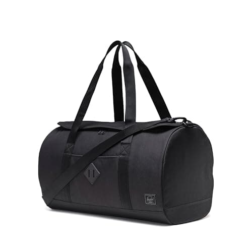 Image of Herschel Unisex-Adult Heritage Duffle Carry-On Luggage, Black Tonal, Standard-40L