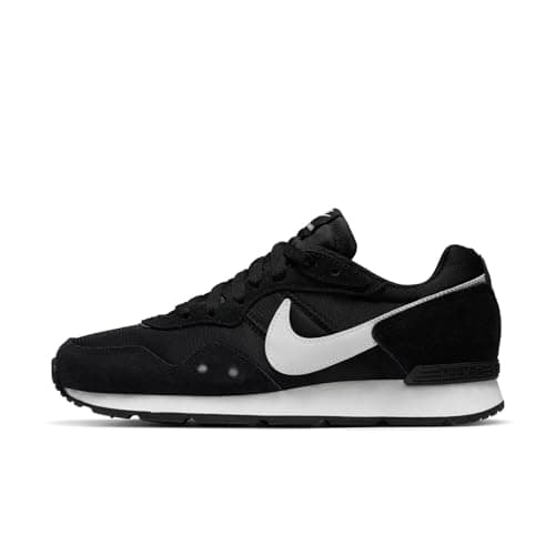 Image of NIKE Women's Venture Runner Sneaker, Black White Black, 9.5 UK