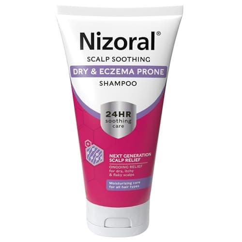 Image of Nizoral Scalp Soothing Dry and Eczema Prone Shampoo, 24 Hour Soothing Care, Ongoing Relief for Dry, Itchy & Flaky Scalps, Get Soft and Silky Hair, Moisturising Care for All Hair Types, 1 x 200ml