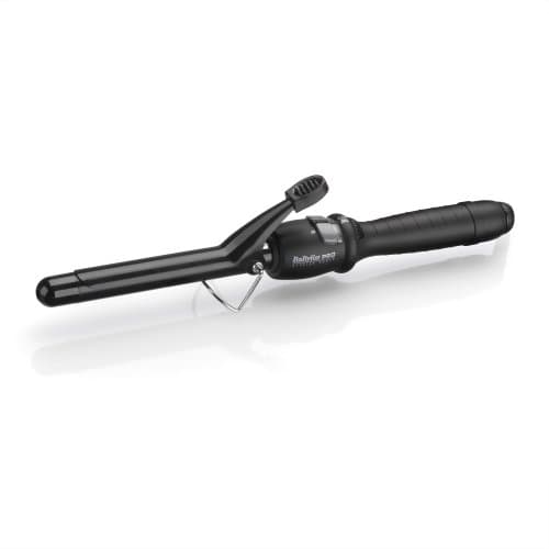 Image of Babyliss Pro Ceramic Dial A Heat Hair Tongs with 25 Heat Settings Curler Wand (BLACK)