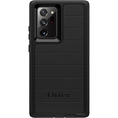 Image of OtterBox Defender Series Screenless Edition Case for Samsung Galaxy Note 20 Ultra 5G (Only) - Case Only - Microbial Defense Protection - Non-Retail Packaging - Black