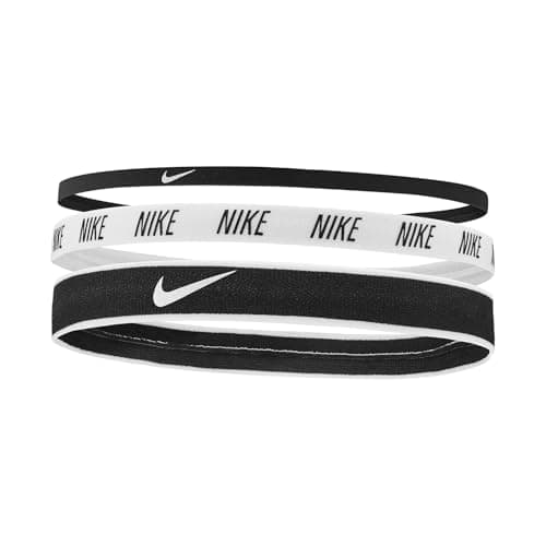Image of NIKE HEADBANDS MIXED WIDTH ( 3 PACK ) - BLACK / WHITE