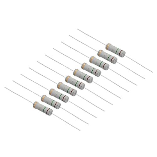 Image of PATIKIL 3Watt 0.15 Ohm Carbon Film Resistor, 20 Pcs 5% Tolerance Resistors Axial Lead Colored Ring for DIY Projects and Experiments
