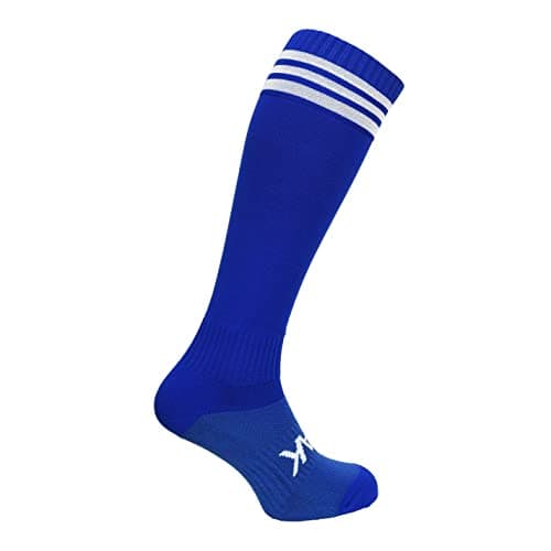 Image of Atak Kids Bars Socks Senior Royal/White 9-12
