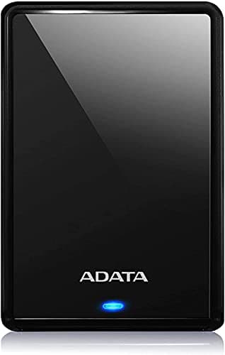Image of ADATA AHV620S-1TU3-CBK 1TB HV620S Slim External Hard Drive 2.5 USB 3.1 11.5mm Thick Black - (Storage > External Hard Drives)