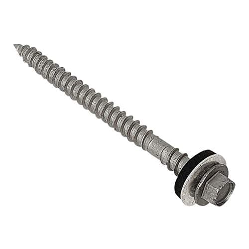 Image of TechFast Composite Sheet to Timber Roofing Screws | 6.3 x 80mm | Elementech | Box 100