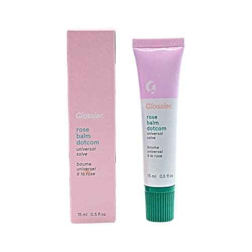 Image of Glossier Balm Dotcom Lip Balm and Skin Salve - Rose - Sheer Pink Tint