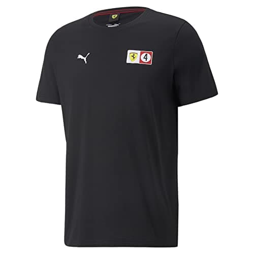 Image of PUMA Ferrari Race Colored Big Shield Tee Puma Black LG, Puma Black, Large
