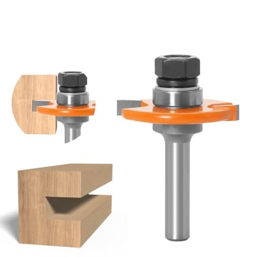 Image of 8mm Shank T-Slot Router Bit Bearing Guided Grooving Cutter for Woodworking