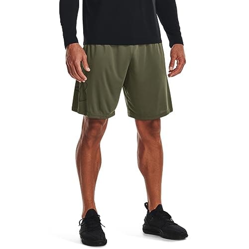 Image of Under Armour UA TECH Graphic Short - Shorts - Bottoms - Marine OD Green/Black - Size: XXL