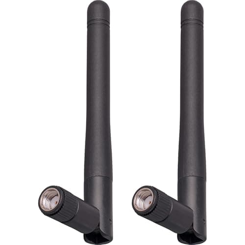 Image of ACONRFTOL Dual Band WiFi Antenna 5dBi High Gain 2.4GHz 5.8GHz WiFi Antenna RP SMA Male Wireless Antenna PC for WiFi Card, Wireless Router, Wireless Network Card, WiFi Booster, PCI, IP Camera