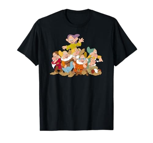 Image of Disney Snow White & the Seven Dwarfs Group Fun T-Shirt