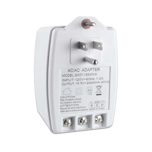Image of EPLZON 16.5V 40VA Plug in Thermostat and Doorbell Transformer Compatible with Nest, Ecobee, Sensi and Honeywell Thermostat and All Versions of Ring Doorbell