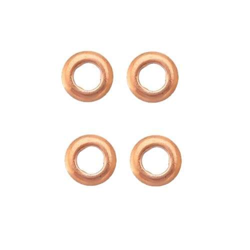 Image of MKAREPAR 4 x Diesel Engine Injector Copper Washers Sealing Rings Compatible with Vito Sprinter A-Class Sprinter A C S Class Smart A6110170060 (Washers)