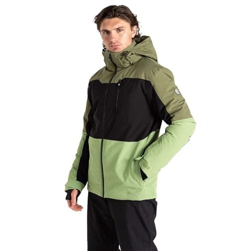 Image of Dare 2b Mens Edge Ii Ski Jacket, Olivine Green Black, XXL EU