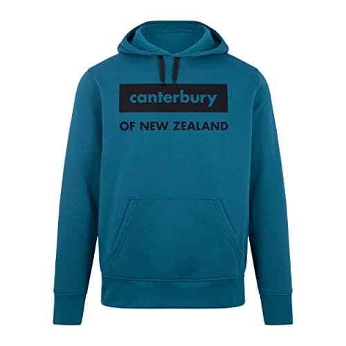 Image of Canterbury Men's Overhead Large Logo Hoody, Blue Coral, S