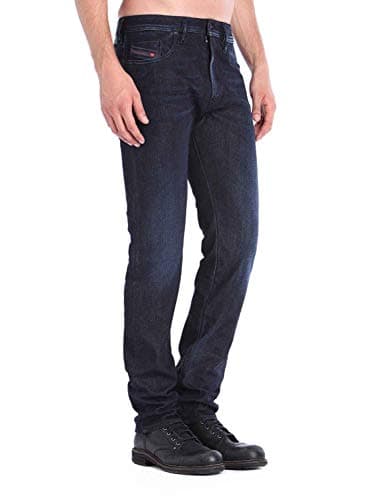 Image of Diesel Men's Buster HPD 0609B Slim Tapered Jeans, blue, 28 W/32 L