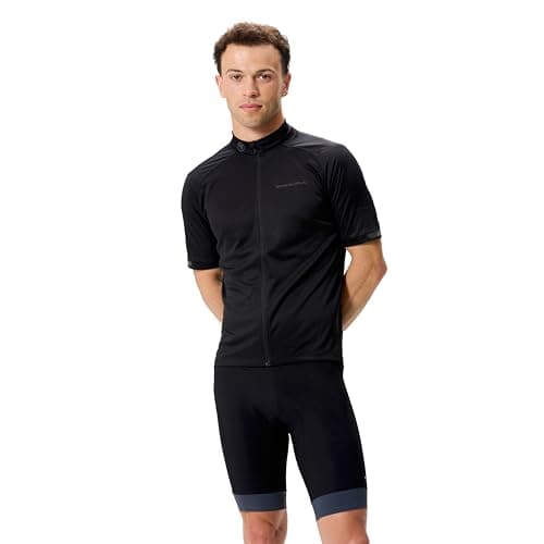 Image of Endura Men's Xtract Shortsleeve Cycling Jersey II | Quick-Dry | Reflective Logos | Silicone Grip Jersey, Black, L