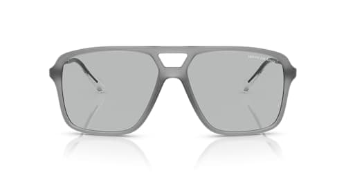 Image of Armani Exchange Men's 0ax4150su Sunglasses, Opal Grey, 59