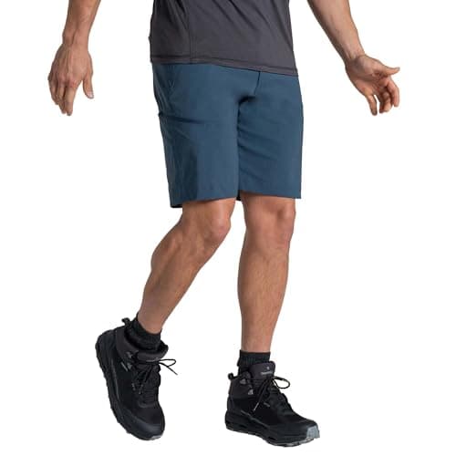 Image of Craghoppers Mens Kiwipro Kiwi Pro III Hiking Shorts, Blue Stone, 32W EU