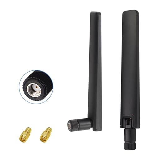 Image of WiFi 6E Antenna Dual Band 2.4GHz 5GHz 5.8GHz 12dBi MIMO RP-SMA Connector for WiFi WLAN Router Wireless Network Card USB Adapter Security IP Camera Video Surveillance Monitor Bluetooth Antenna