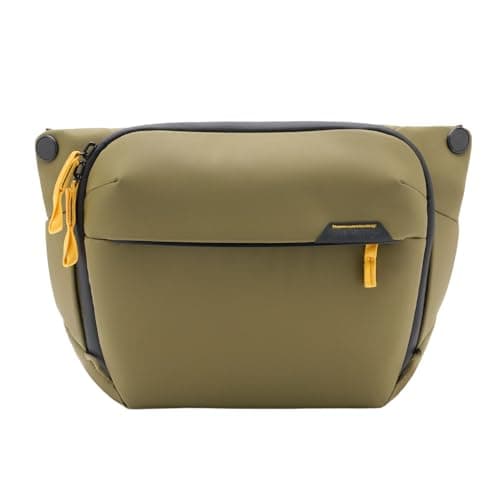 Image of Peak Design Everyday Sling 6L, Kelp, Padded Adjustable Shoulder Strap for Crossbody or Waist Carry, FlexFold Dividers, Ideal for Carrying Cameras or Everyday Essentials, Sling Bag for Men and Women