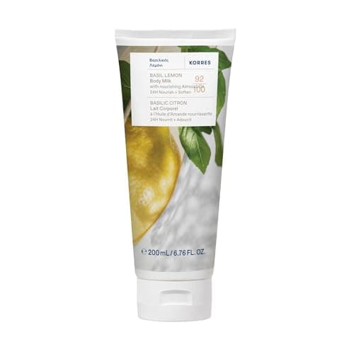 Image of Korres Basil Lemon Body Milk 200ml