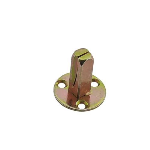 Image of VINLIN 8mm Taylor Spindle with Round Rose for for Non-Operational Door Lever Handle Hardware Accessory