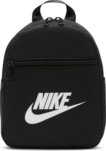 Image of NIKE CW9301-010 W NSW FUTURA 365 MINI BKPK Gym Bag Women's BLACK/BLACK/WHITE Size 1SIZE