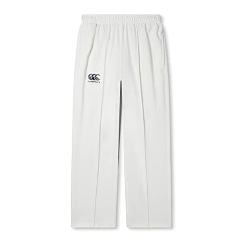 Image of Canterbury Junior Unisex Cricket Trousers | Lightweight Fabric | Strong and Durable Track Pants, Cricket Cream, 10