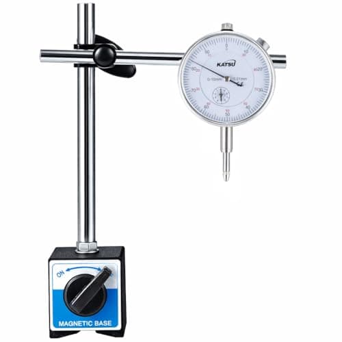 Image of KATSU Tools Dial Test Indicator DTI Gauge 0-10mm With Magnetic Base 40111963
