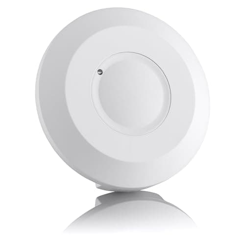 Image of SEBSON Motion Detector Indoor, Surface mounted, HF Sensor LED suitable, Ceiling Mounting, programmable, Movement Sensor Range 2-16m/ 360°, max. 800/300W