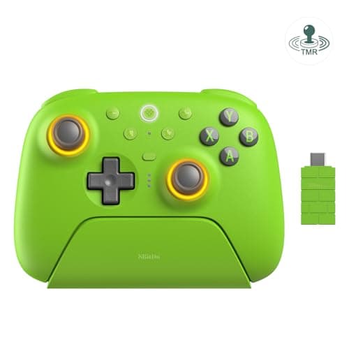 Image of AKNES 8BitDo Ultimate 2 Wireless Controller for Windows/Android/Steam, TMR joysticks, 1000Hz Polling Rate, Tactile/Hall Triggers, Motion Control, Programmable L4/R4 Bumpers & 2 Back Paddle Buttons