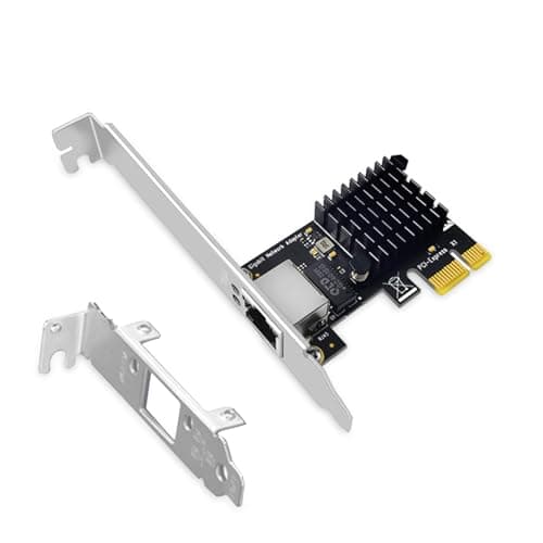Image of Gigabit PCI Express Network Card, RTL8111G Chip 10/100/1000 Mbps Ethernet LAN Adapter with RJ45 Port, Low Profile PCIe Network Adapter for Windows 11/10/XP/8/7, Linux, Mac OS
