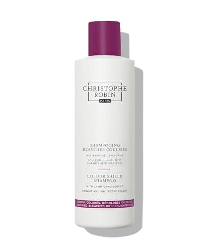 Image of Christophe Robin Colour Shield Shampoo 250ml – With Camu Camu Berries – Protects & Enhances Colour Vibrancy – Gentle, Nourishing Formula for Long-Lasting Shine