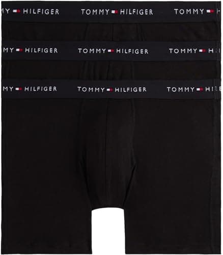Image of Tommy Hilfiger Men 3P BOXER BRIEF WB UM0UM02765 Boxer Brief, Red, XXL