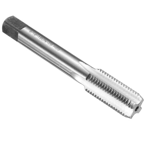 Image of sourcing map Hand Bottom Tap 9/16-16 UNS 2B Thread Bottoming Style Threading Taps High Speed Steel HSS6542 Straight Flutes Screw Tapping Tool