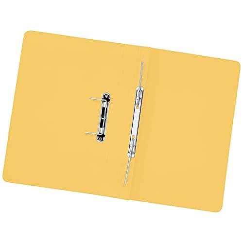 Image of Q-Connect Transfer File 35mm Capacity Foolscap Yellow (Pack of 25) KF26057