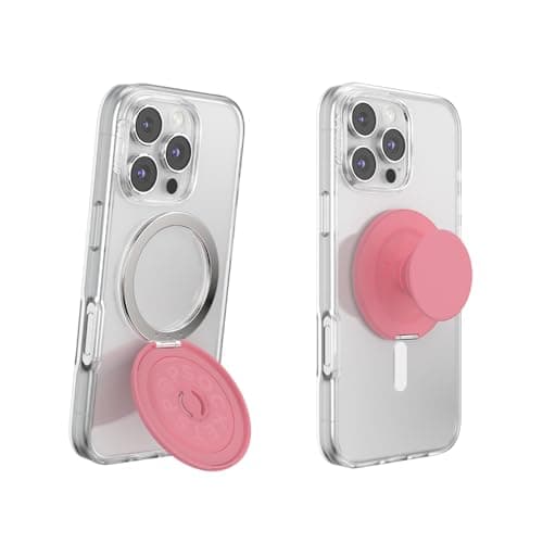 Image of PopSockets Phone Grip for MagSafe with Kickstand, Magnetic Stand, Swappable Top, Secure Hold for iPhone MagSafe Cases, Phone & Tablet Grip - Putty