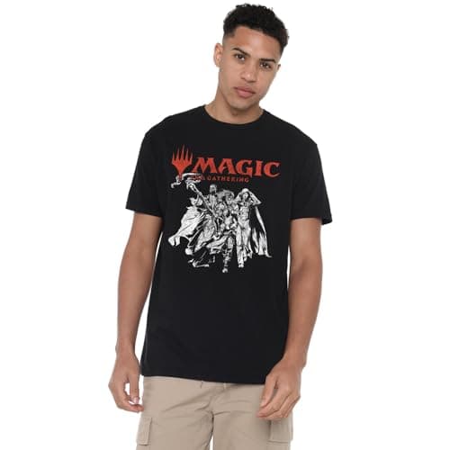 Image of Cotton Soul Magic The Gathering Logo Unisex T Shirt, Black, XXX-Large